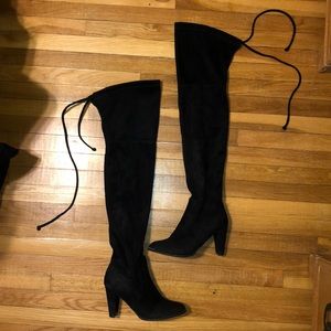 Over the Knee Boots-Black
